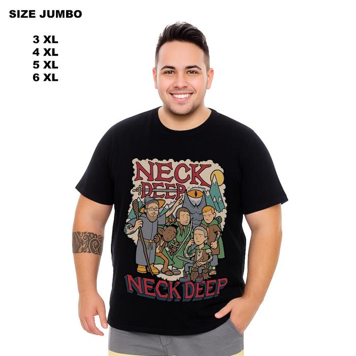 Devvogue Kaos Jumbo Neckdeep Cartoon T Shirt Big