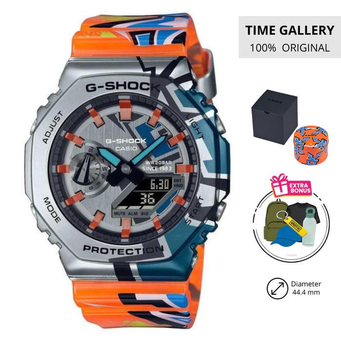 Jam Tangan Pria 100% Original Casio Ori G-Shock gm-2100ss-1adr gm2100ss1adr gm2100ss 1a 1 2100 watch