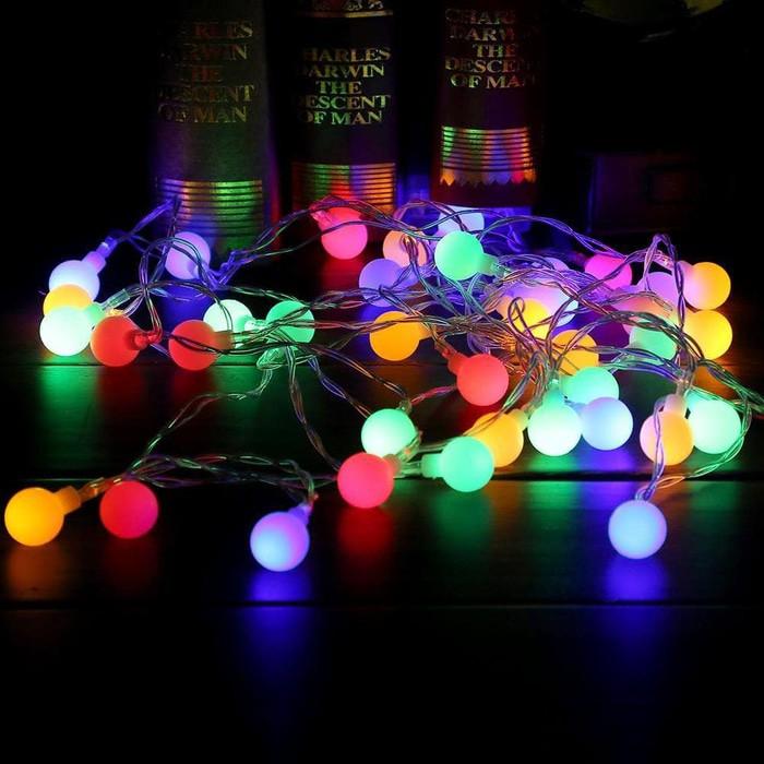 Lampu Hias Bola Anggur / LED Warna Warni Pesta Tumblr Lampu Natal Bola
