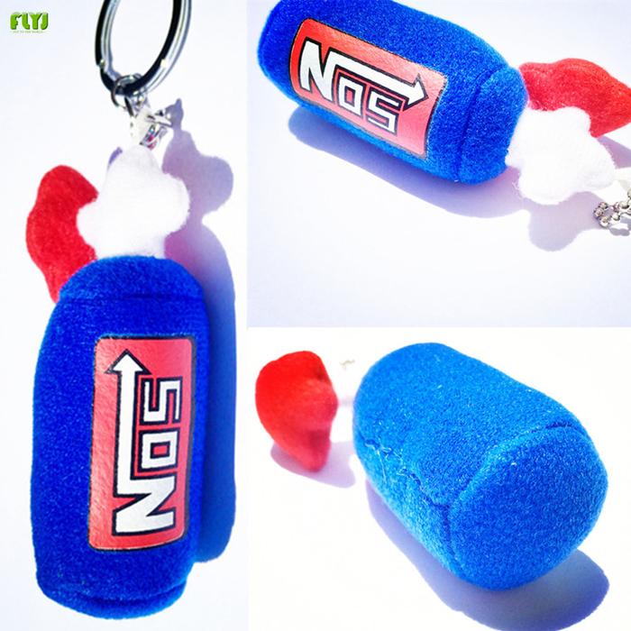 Nos bottle keychain Car motorcycle Keychain turbo llaveros abarth