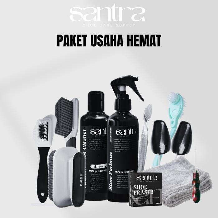 Santra Paket Usaha Hemat Lengkap Premium| Starter Kit Laundry Sepatu | Paket Lengkap Buka Usaha Shoe