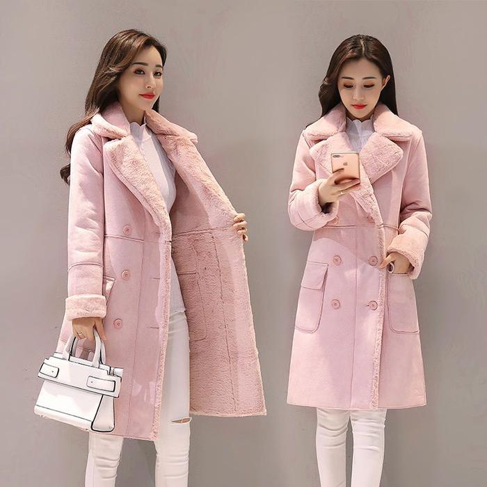 NEW WOMEN WOOL LAMB COAT PATRICIA WANITA JAKET WINTER MUSIM DINGIN