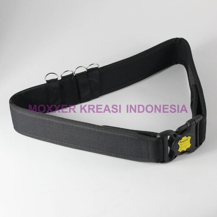 Kopel Sabuk Klik Hitam Satpam Security Sabuk Klik Cream Satpol-PP Hitam Banser Ikat Pinggang Hitam &