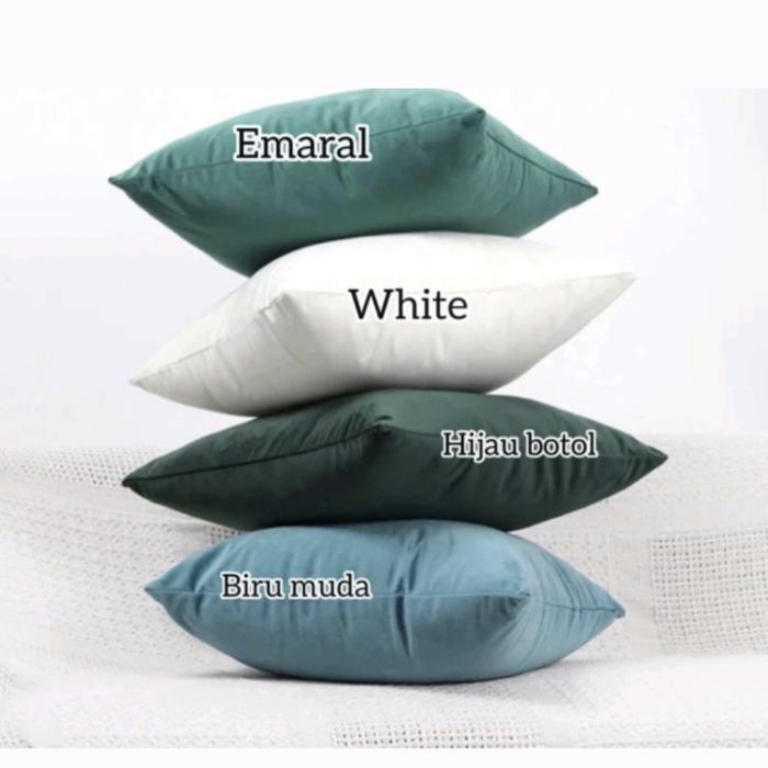 sarung bantal sofa suede cushion 30x30 35x35 40x40 45x45 50x50 60x60 3 - 30x30