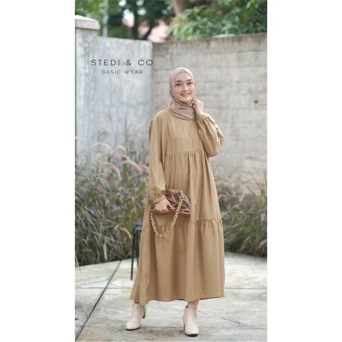 Arunika Dress Gamis Jumbo Loose Longgar