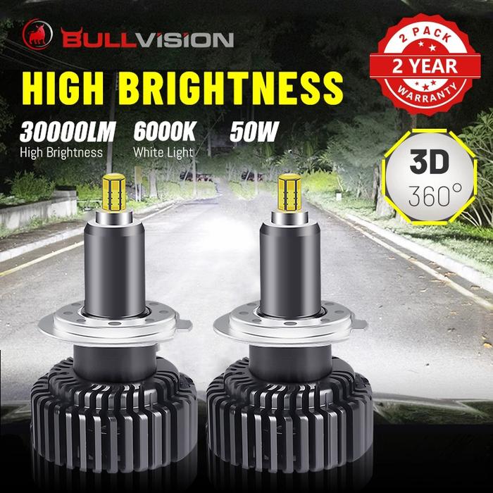 LED H7 Headlight 30000LM 4300K 6000K LED 9012 HIR2 H1 H11 H8 9005