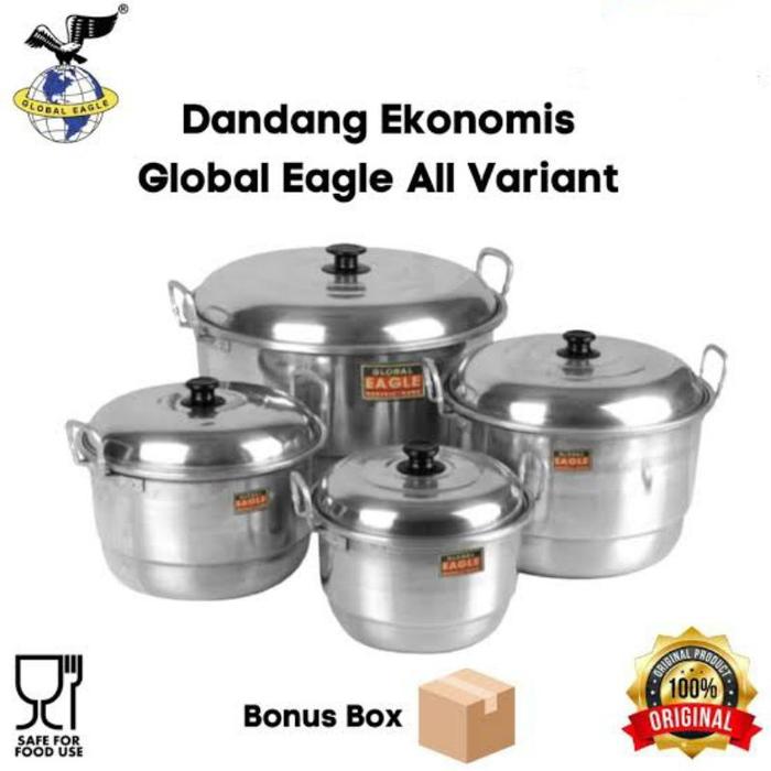 Dandang Global Eagle-Panci Kukus Serbaguna 20cm-30cm