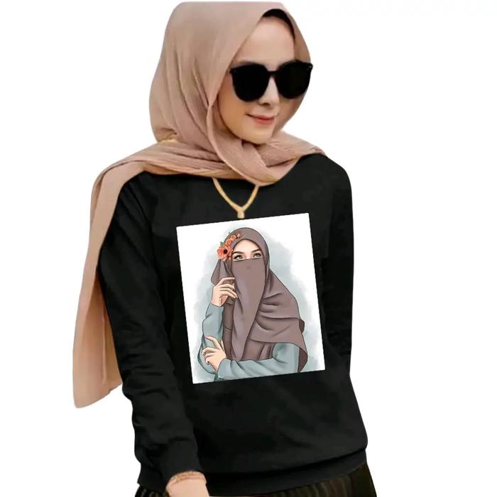 Sweater Hijab Wanita Model Sweet dari DS (M-L-XL)