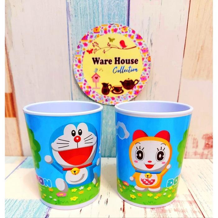 GELAS MELAMINE MOTIF DORAEMON DORA / SUMMER VANDA 3 INCH