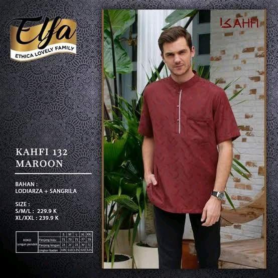 ETHICA KAHFI 132 KOKO MAROON UKURAN S