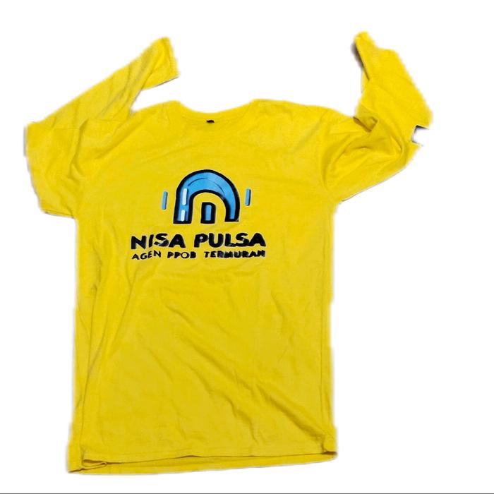 KAOS nisa pulsa agen ppob termurah DTF/KAOS Panjang buat laki-laki dan perempuan juga bisa
