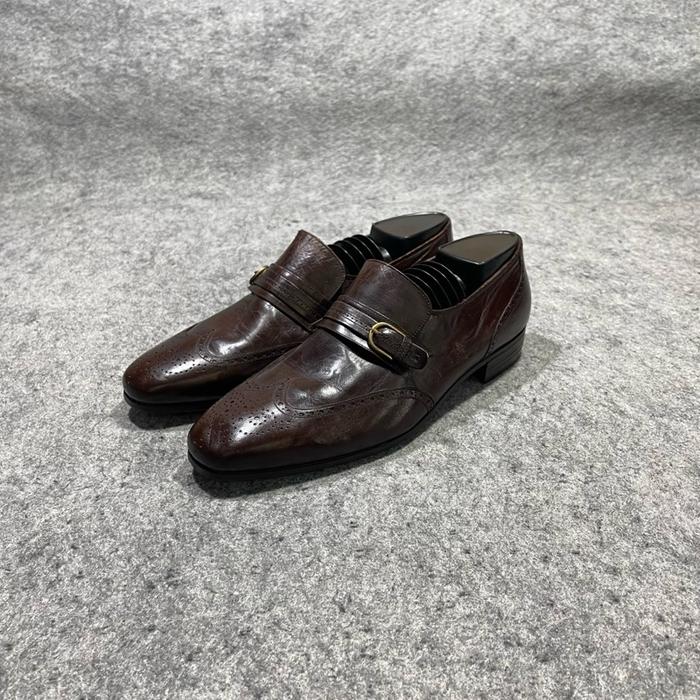 Merek : BRUNO MAGLI Model : MONGSTRAP LOAFERS  Asla. : ITALY Ukuran: 8 setara 42 insole 26.5cm Price