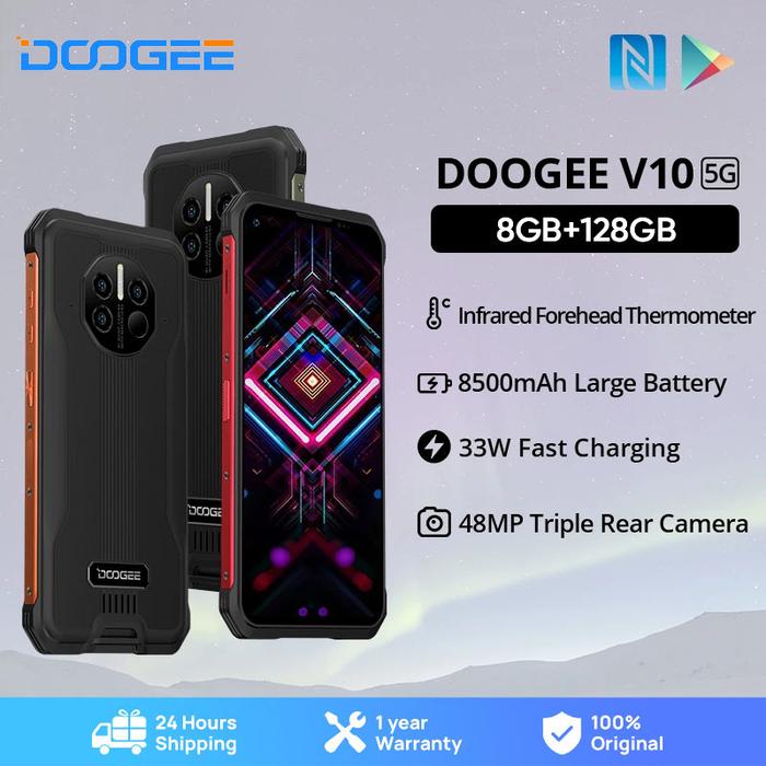 DOOGEE V10 Dual 5G Global Version Rugged Phone 8500mAh Battery 48MP
