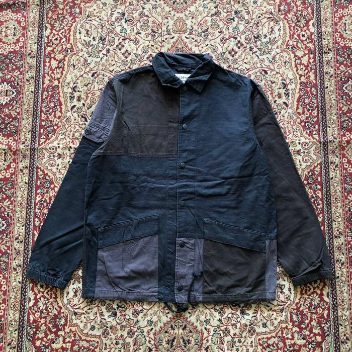 Jaket Coen patchwork coach jacket Vintage Patchwork jacket i734