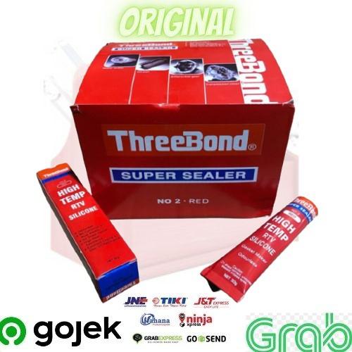Lem Gasket Threebond/Treebond RTV 30gr No. 2 High Temp Merah/Red