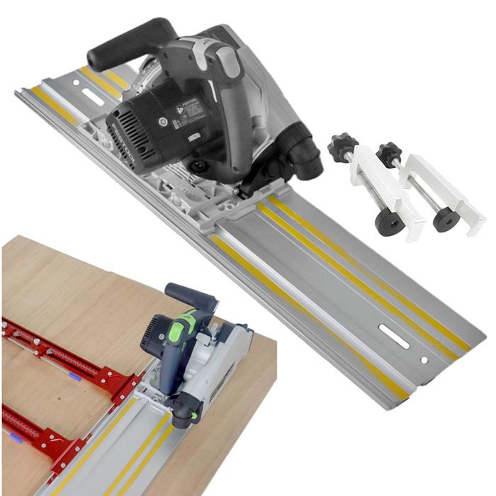 2 Pack Universal Guide Rail Joining Set and Parallel Rail Guide