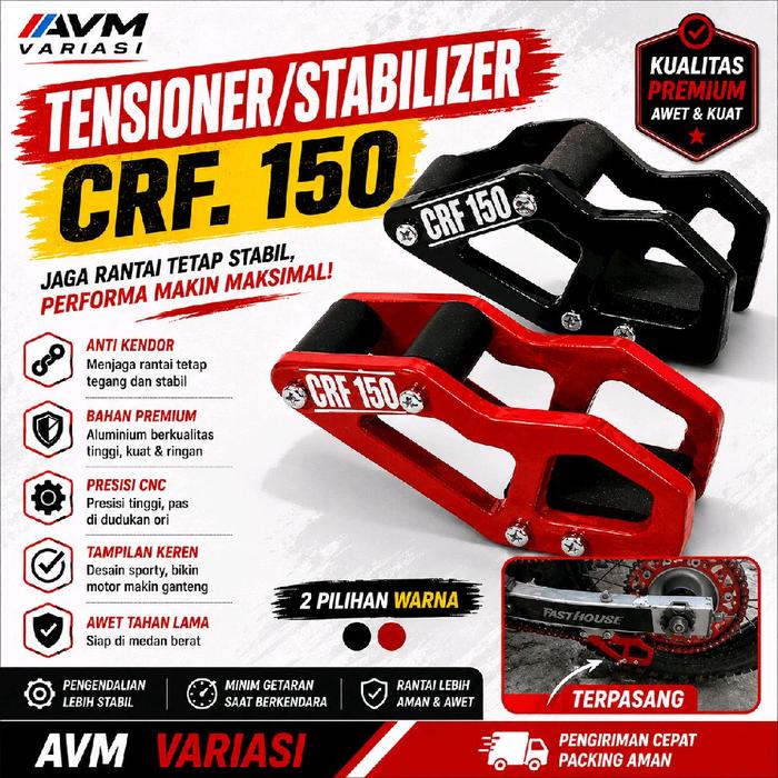 Tensioner Rantai Crf 150l Stabilizer Rantai motor