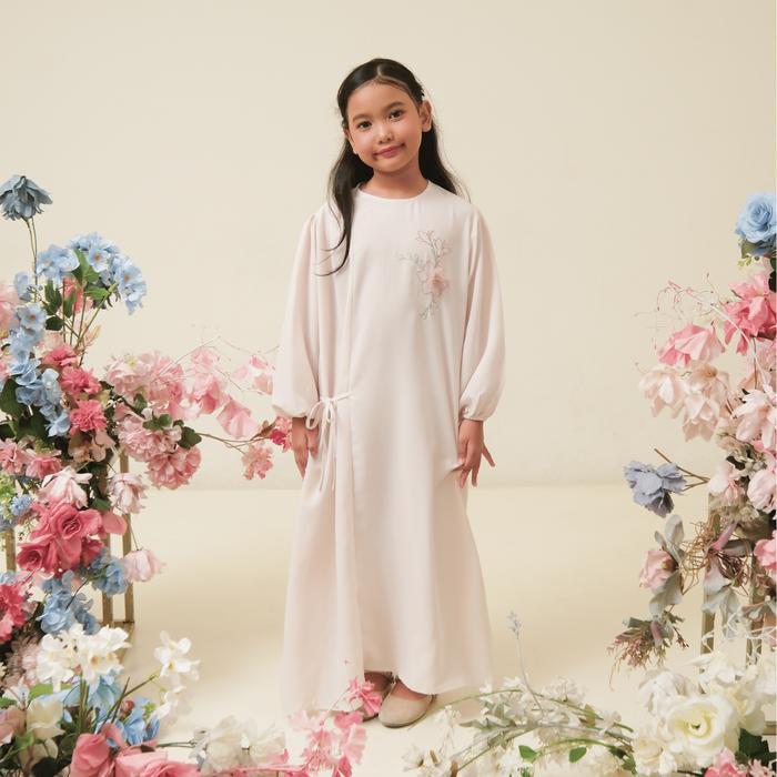 SALE! GIYOMI ID - Raya Liora Dress Kids / Dress Anak Wanita / Dress bahan Royal Silk / Dress Atasan 