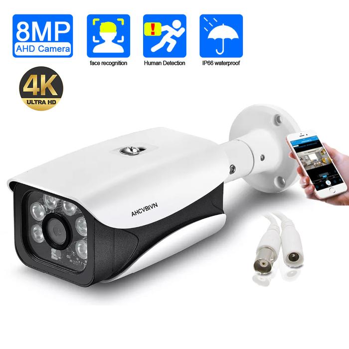 Face Detection Ultra HD AHD Camera 8MP 5MP 2MP CCTV Video
