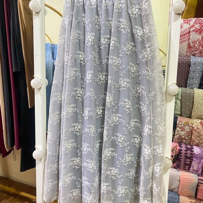 rok tutu wanita motif bordir