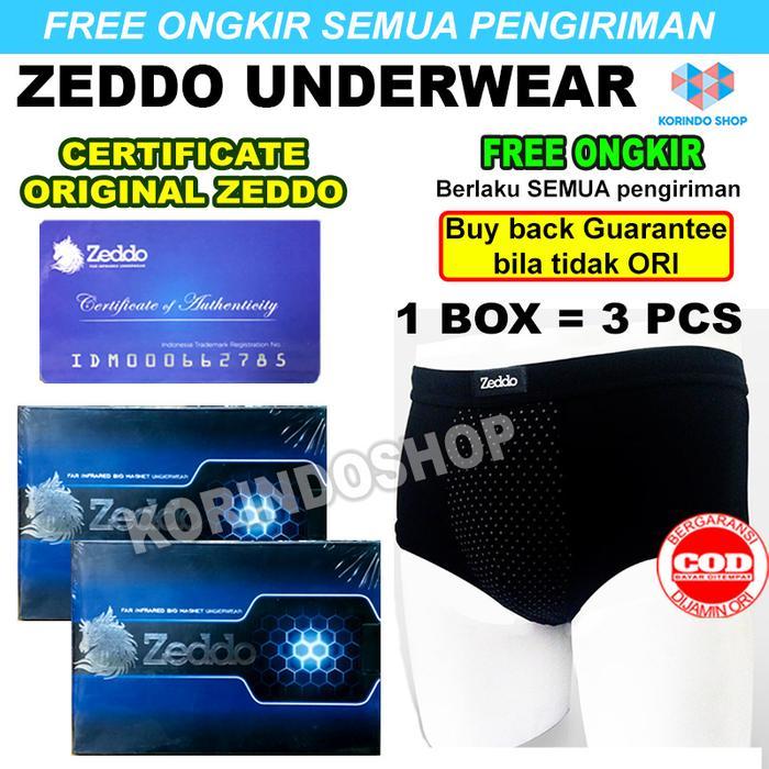 Promo Zeddo Celana Dalam Kesehatan Pria / Zeddo Far Infrared Underwear