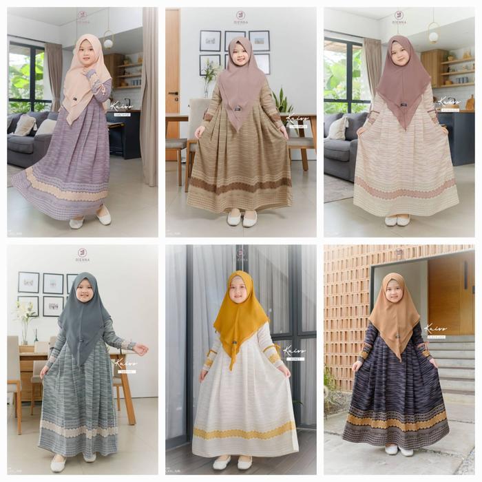 DIENNA KAIRO - GAMIS ANAK DRESS ONLY - BAJU ANAK CEWEK MOTIV PRINTING BISA COUPLE SARIMBIT KELUARGA 