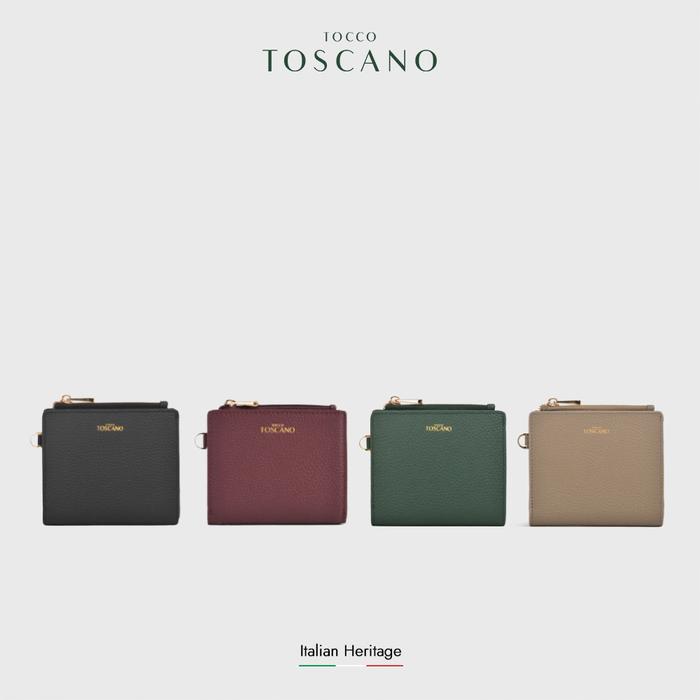 Tocco Toscano Aimee Bifold Wallet - Dompet Wanita Kulit Sapi Asli