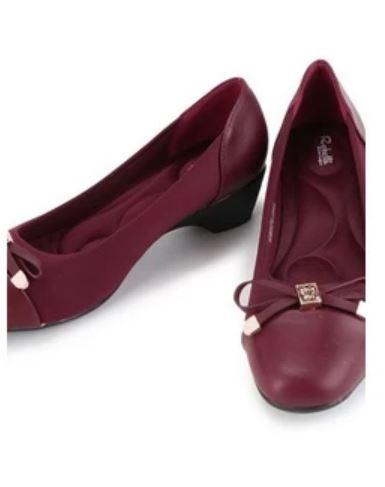 Sepatu Wanita Robelli Alisha Maroon Original