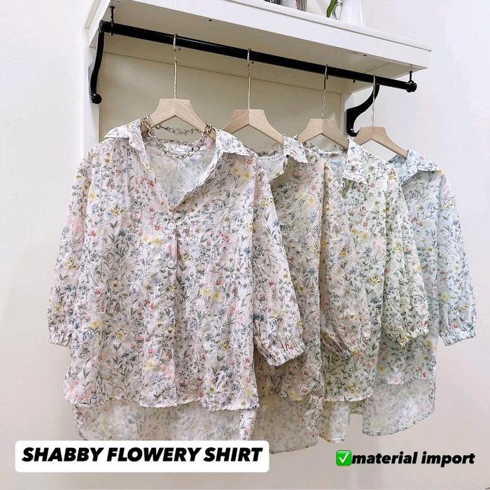 ATASAN SHABBY FLOWERY SHIRT