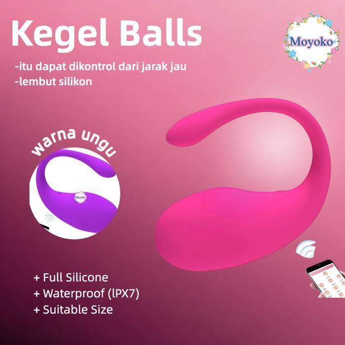 ROK PANJANG Moyoko-Massager Wanita Silicone Kegel Balls – Lembut, Aman & Mudah Dibersihkan-itu Dapat