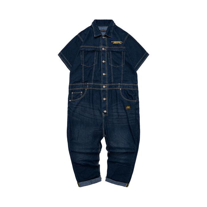 Ssst Coverall Shortsleeve Jumpsuit Denim Indo
