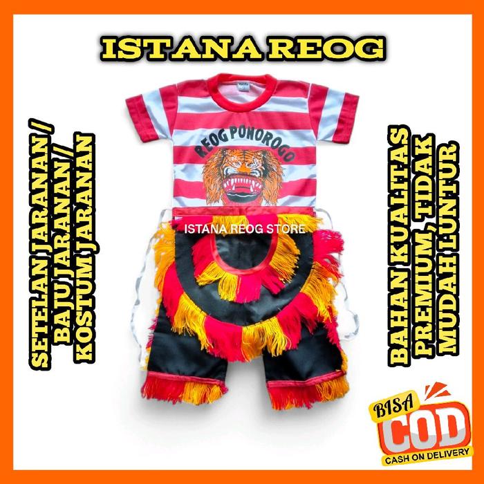 SETELAN JARANAN ANAK / BAJU JARANAN ANAK / KOSTUM JARANAN ANAK / SET JARANAN ANAK