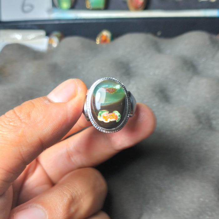 Cincin Batu Akik Garut Marsih BGT096 - Model Terbaru