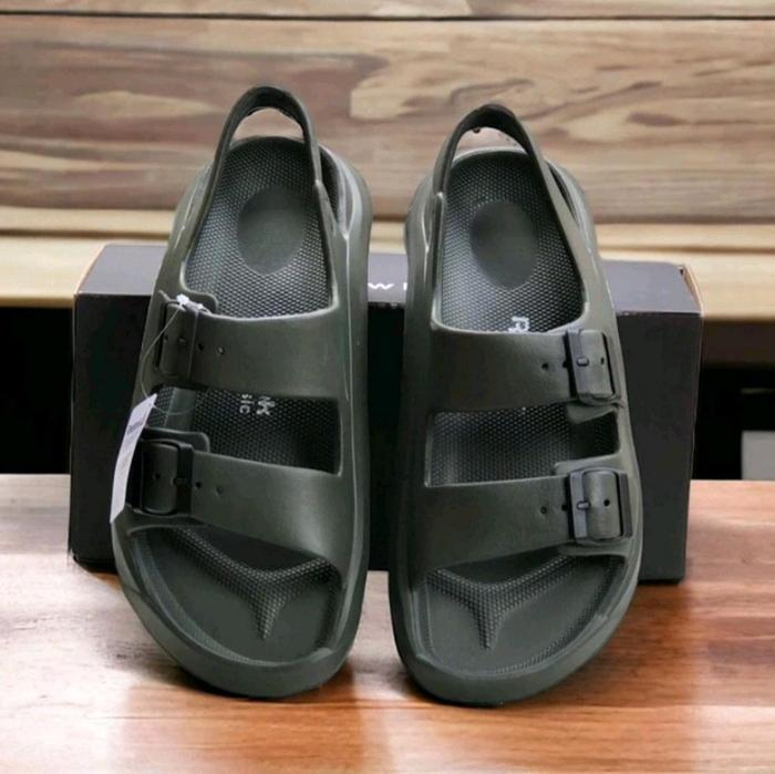 Reebok Sepatu Sandal Gunung Karet Pria Ukuran Jumbo 40-46 Sendal Outdoor Karet Pria Ukuran Besar Jum