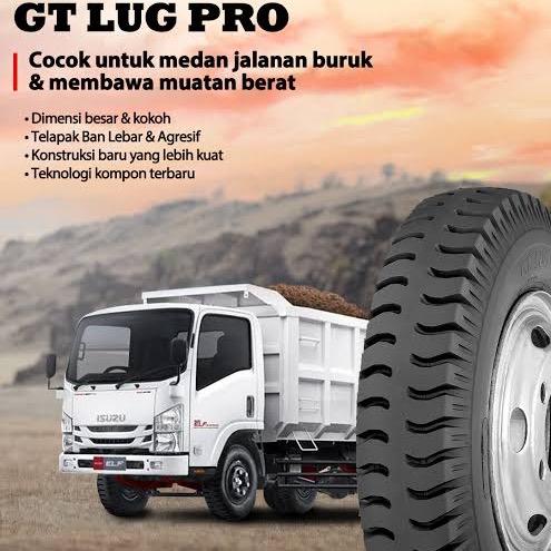 Ban truk 750 r16 GT Lug Pro Ban truck 750 16 Gajah Tunggal Lug Pro 750R16 Ban Luar saja 14ply Ban Be