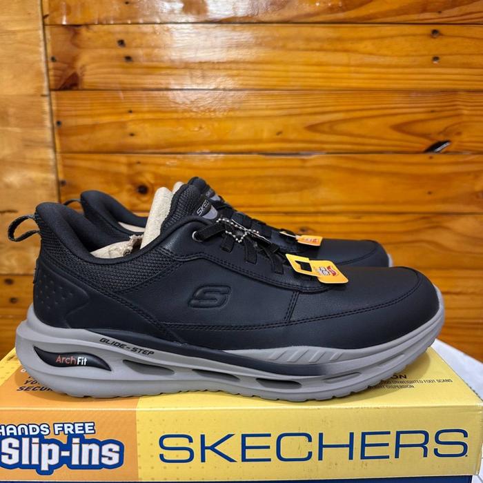 Only Size 43 Sepatu Skechers Pria Skechers Arch Fit Orvan Moxley 210981 Black Cod Original Sneakers 