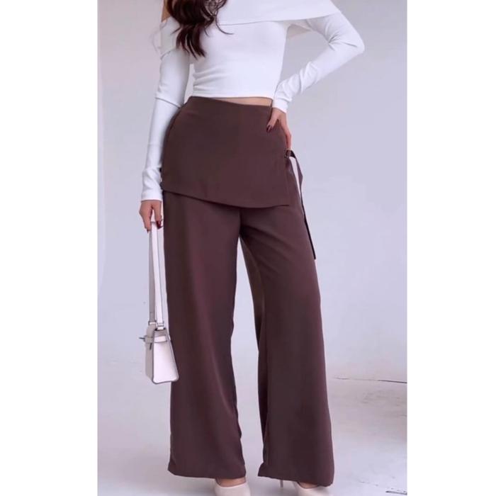 VAV FASHION - HELENA PANTS KULOT WANITA ELEGAN -PN