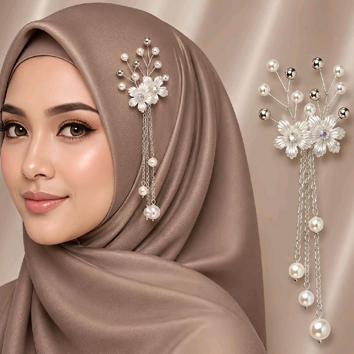 HP-10 BROS HIJAB JUNTAI HEADPIECE HIASAN KEPALA JILBAB