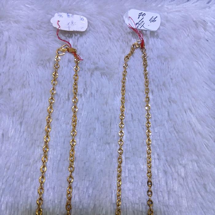 kalung holopensi polos emas kadar 70% berat 4gram & 4,8gram