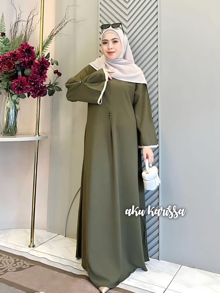 Raudiya Abaya By Aku Karissa Gamis Terbaru Gamis Kekinian Gamis Yang Banyak Dicari Model Terbaru Gam