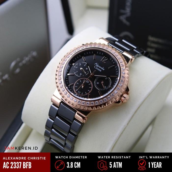 Jam Tangan Wanita Alexandre Christie 2337 AC2337 AC 2337 BF Original - Black