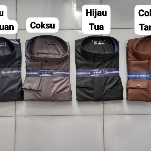 Terbaru Alharamain Jubah Woll Manset Resletting/Gamis Woll Dewasa Premium 05