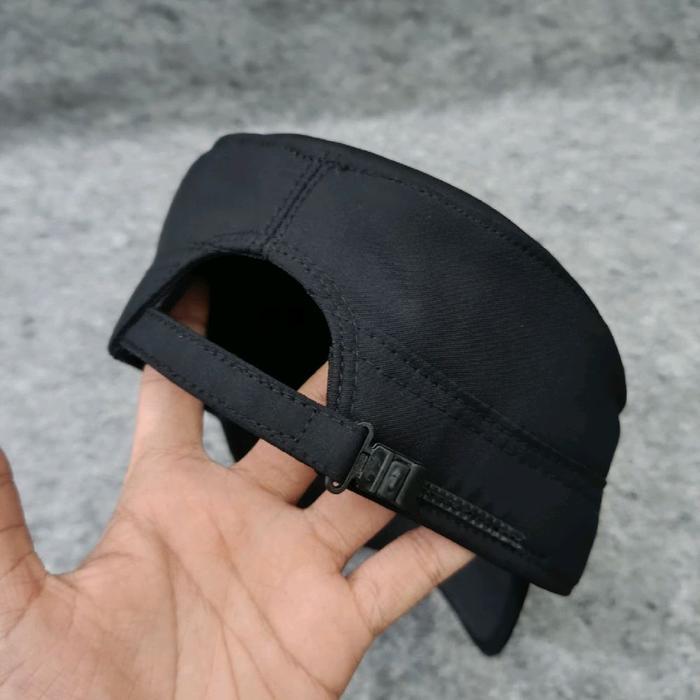 Topi Komando Hitam PAMA Polri Premium / Topi PAMA Polri Premium
