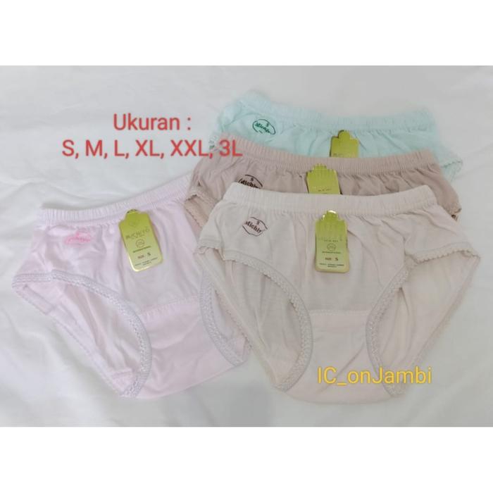 BARU! Celana dalam cewek Michiyo 6pcs, cd wanita Michiyo 6pcs.