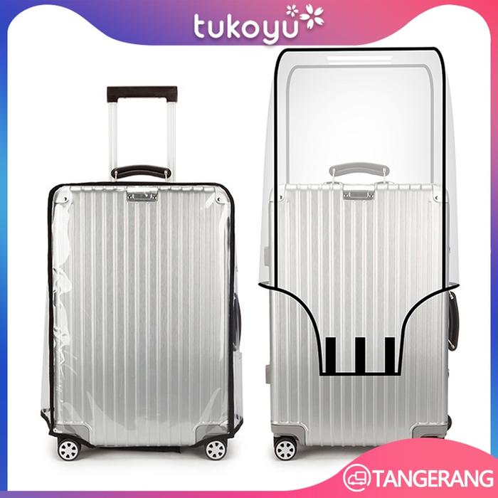 20-24 inch Cover Luggage Transparan/Luggage Pelindung Cover/Sarung Koper/Pelindung Koper