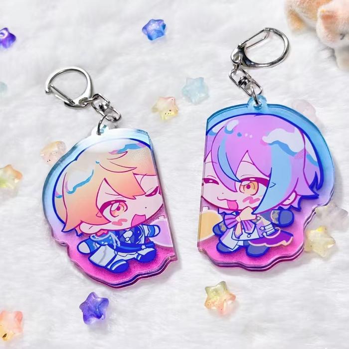 Project Sekai‌ Tenma Tsukasa Kamishiro Rui Anime Acrylic Keychain Backpack Pendant Keyring Chains Je