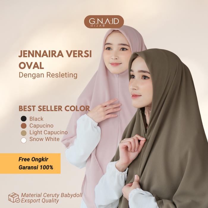 G.N.A.ID - Jennaira Khimar Zipper Curve