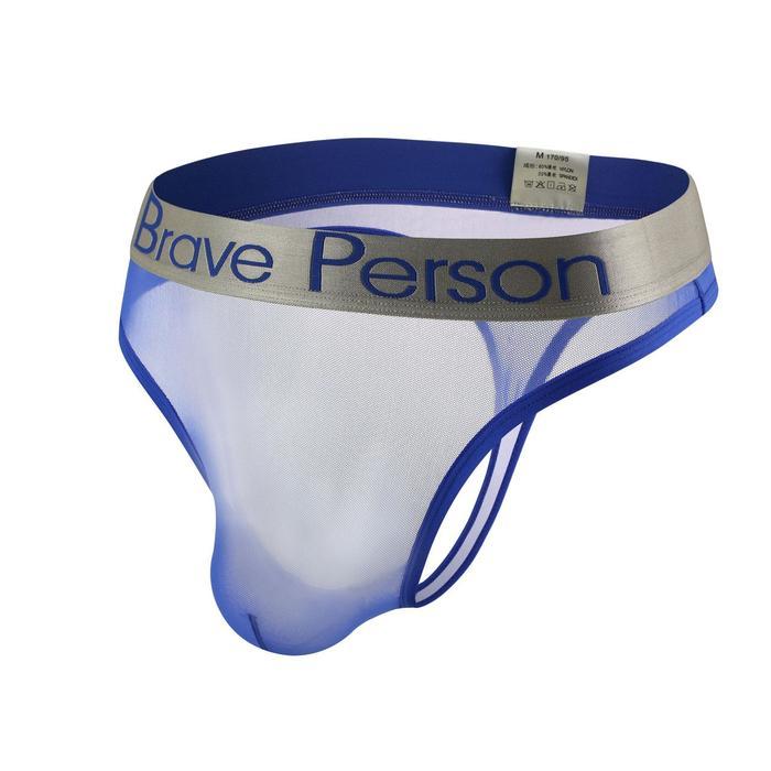Celana Dalam Pria Bikini Thong Transparan 6 warna Brave Person