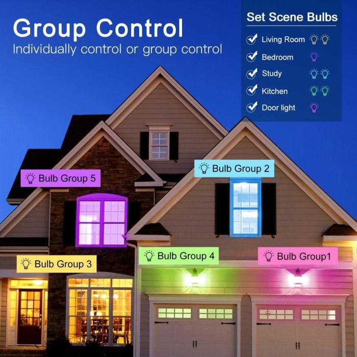 Smart Life App Control Light Lamp Smart Home Smart Life Smartthings