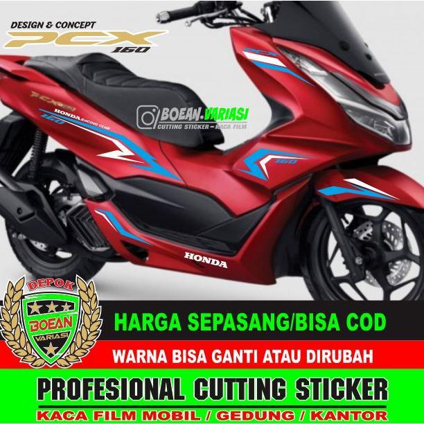 Cutting Sticker PCX 160 MERAH PCX 160 NEW MERAH OSEAN